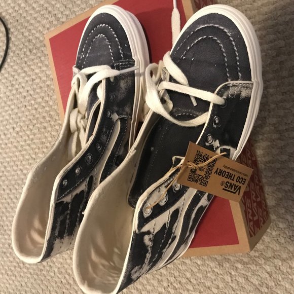 VANS NEW IN BOX $120 RETAIL Denim Canvas Sneaker Mens 6 W 7.5 - Picture 6 of 13